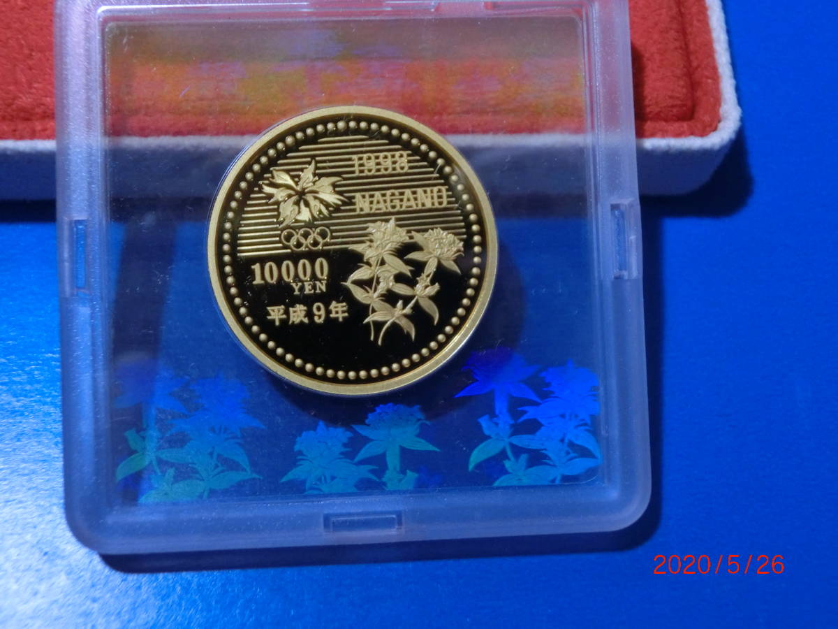 ◆美品！長野オリンピック冬季大会　第２次　一万円金貨単独プルーフ貨幣◆_2