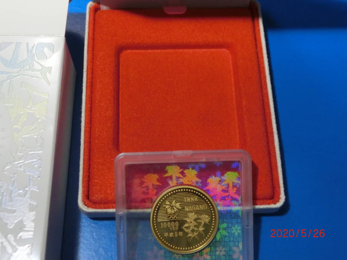 ◆美品！長野オリンピック冬季大会　第２次　一万円金貨単独プルーフ貨幣◆_3