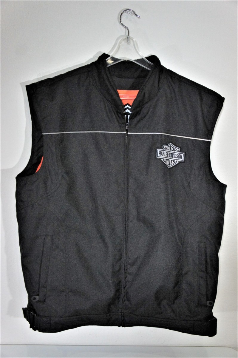 ☆【中古】HARLEY-DAVIDSON ハーレーダビッドソン リバーシブル ベスト