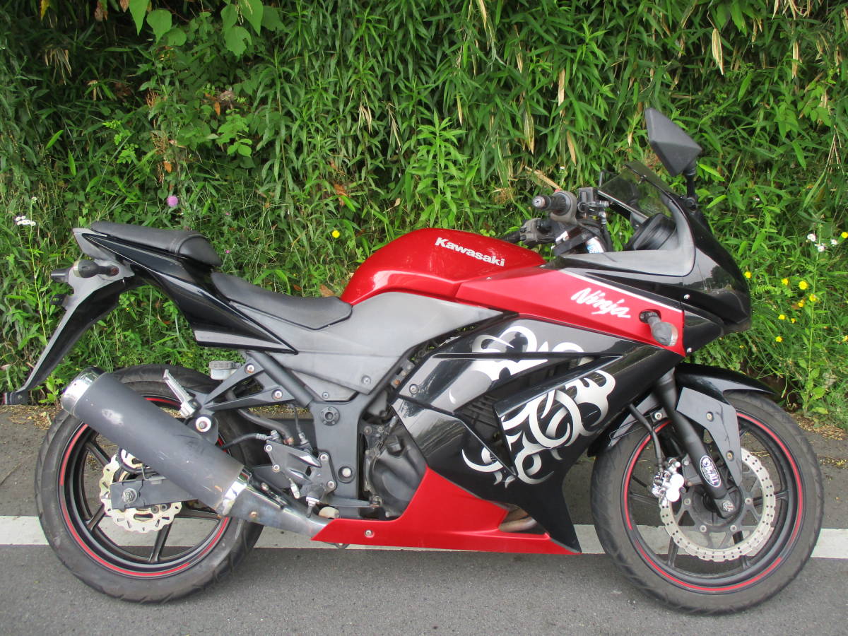 NINJA250R ニンジャ 忍者 EX250K 赤黒 NINJA250R 