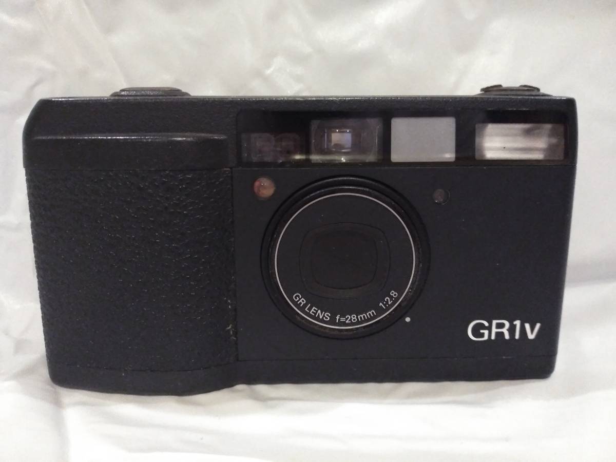 RICOH GR1v 本体 ジャンク ジャンク品】RICOH リコー GR1V ブラック ＊一部パーツ破損 RICOH