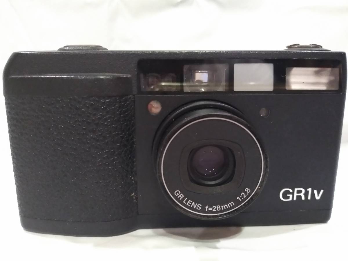 RICOH GR1v 本体 ジャンク ジャンク品】RICOH リコー GR1V ブラック ＊一部パーツ破損 RICOH