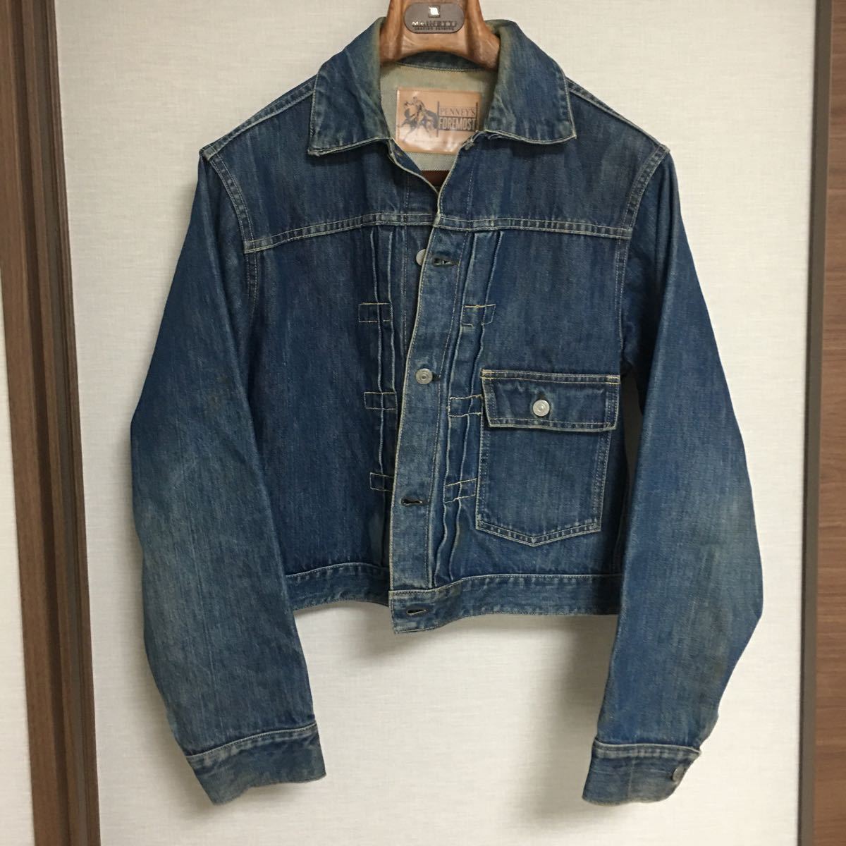 PNNEY'S FOREMOSTデニムジャケットLevi'sファーストビンテージ 50s FOREMOST フォアモスト DENIM JACKET ヴィンテージ 1st タイプ