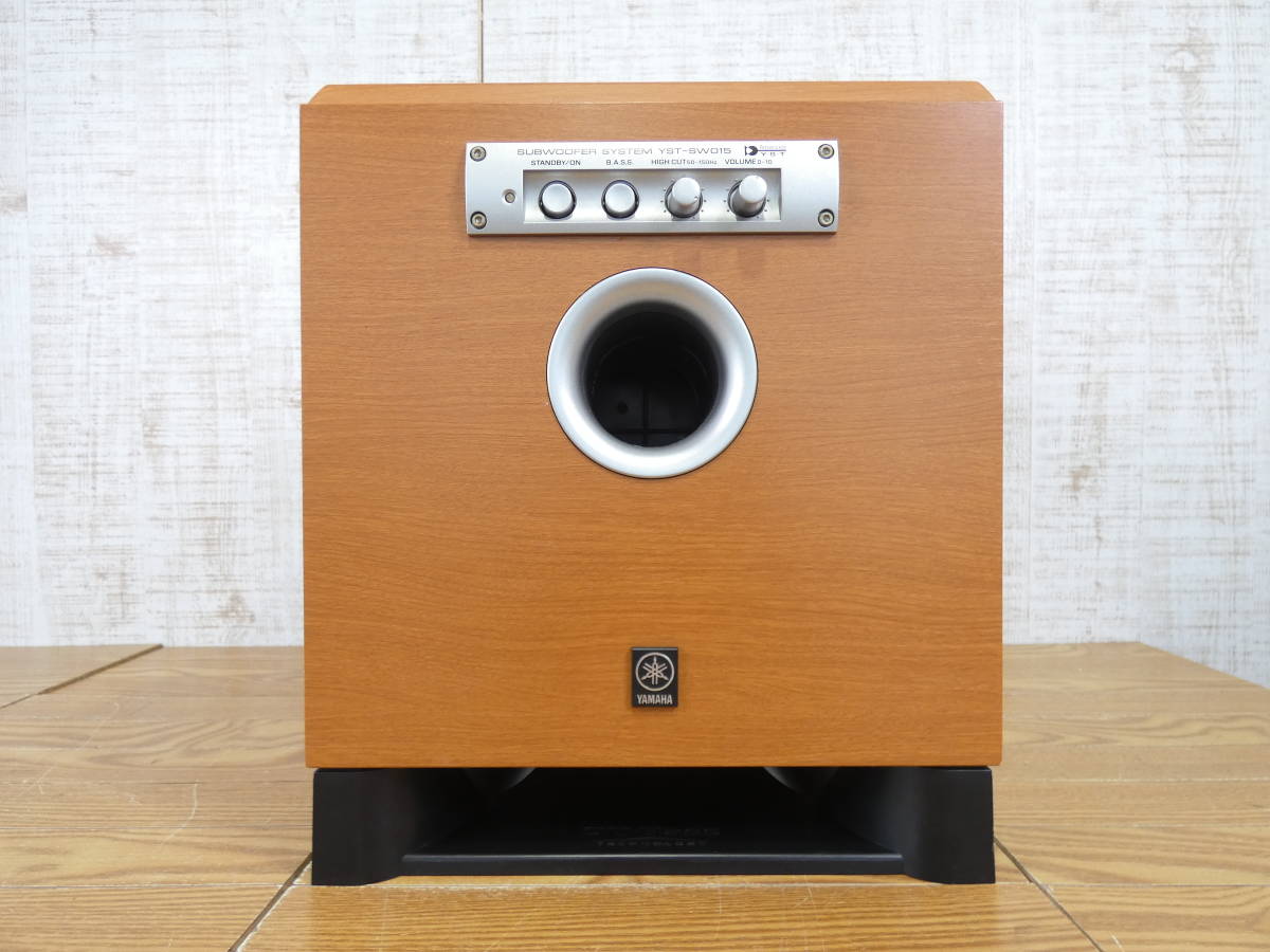 オーディオ機器 YAMAHA YST-SW015 サブウーファー D718