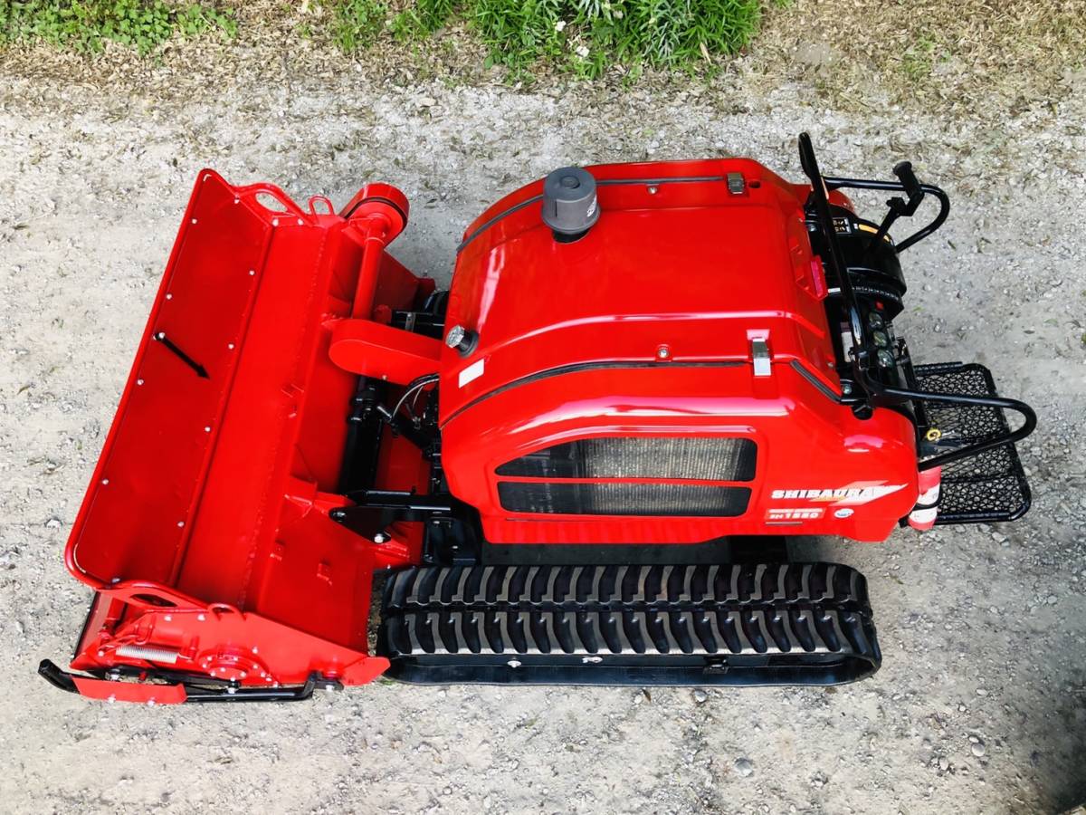 ☆『草刈機』シバウラ SH1550 バロネス,ハンマーナイフモア,大型36馬力,225時間,全塗装,美品☆_4