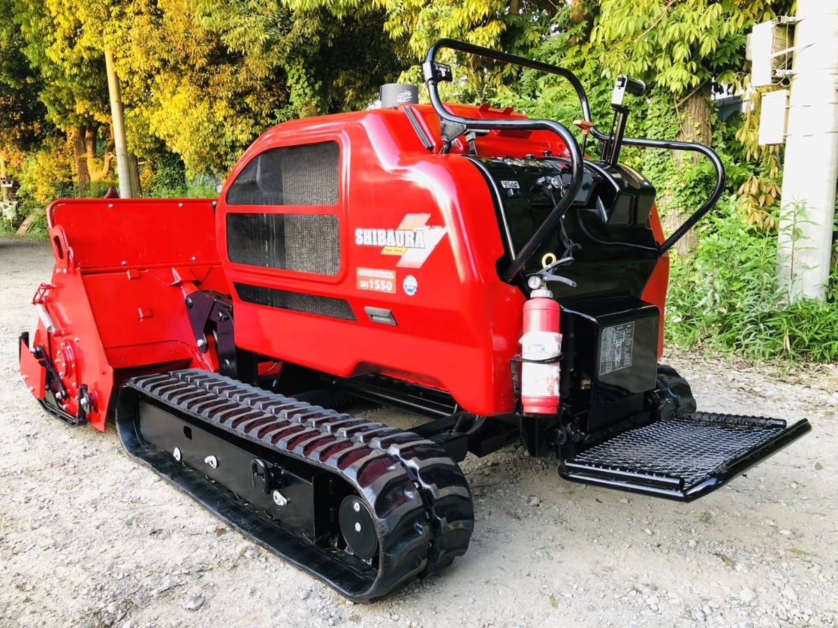 ☆『草刈機』シバウラ SH1550 バロネス,ハンマーナイフモア,大型36馬力,225時間,全塗装,美品☆_8