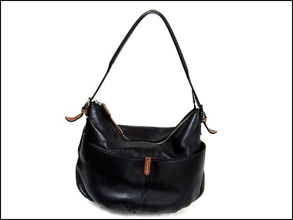 SOMES ショルダーバッグ ソメスサドル SADDLE レザー 黒 美品 ブラック