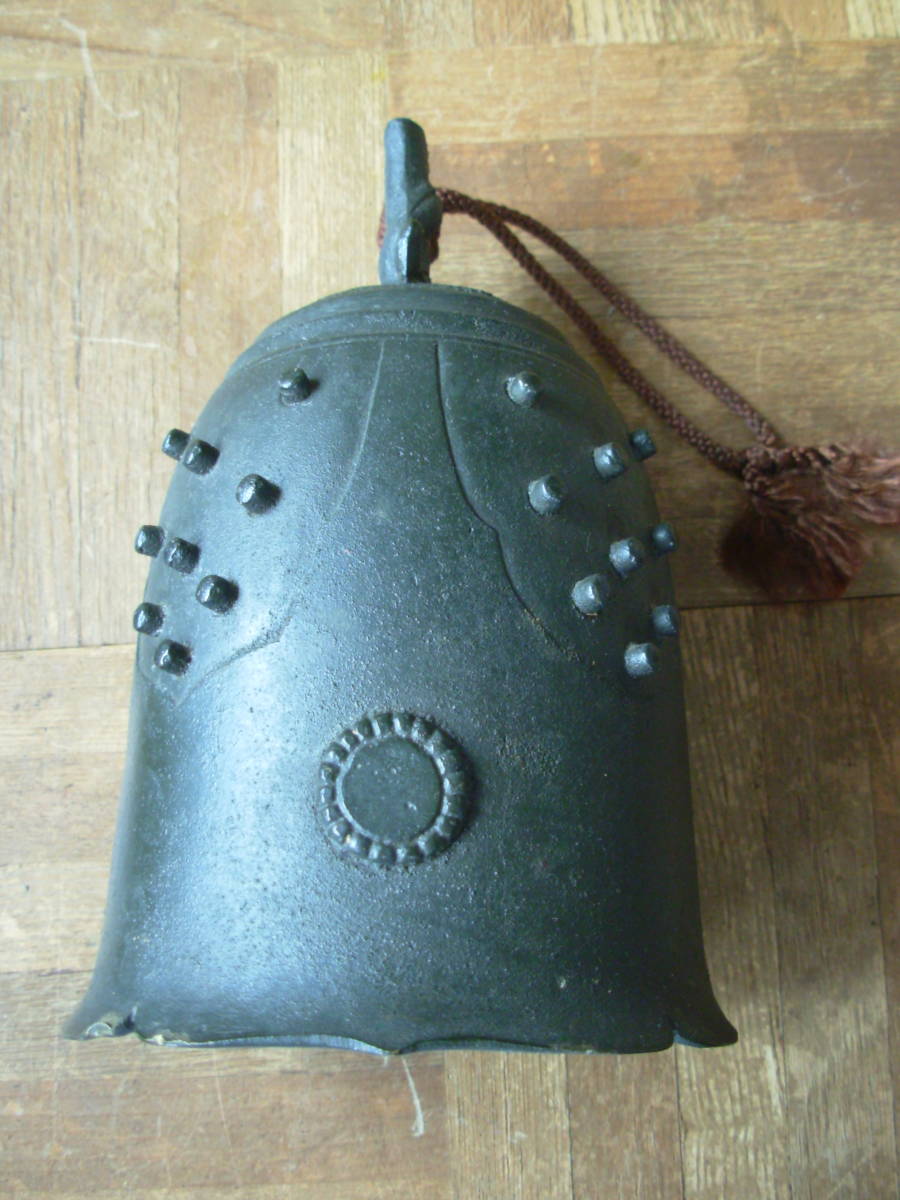 釣鐘☆李朝風☆12×12×20㌢・1,2㌔☆画像で確認ください_1