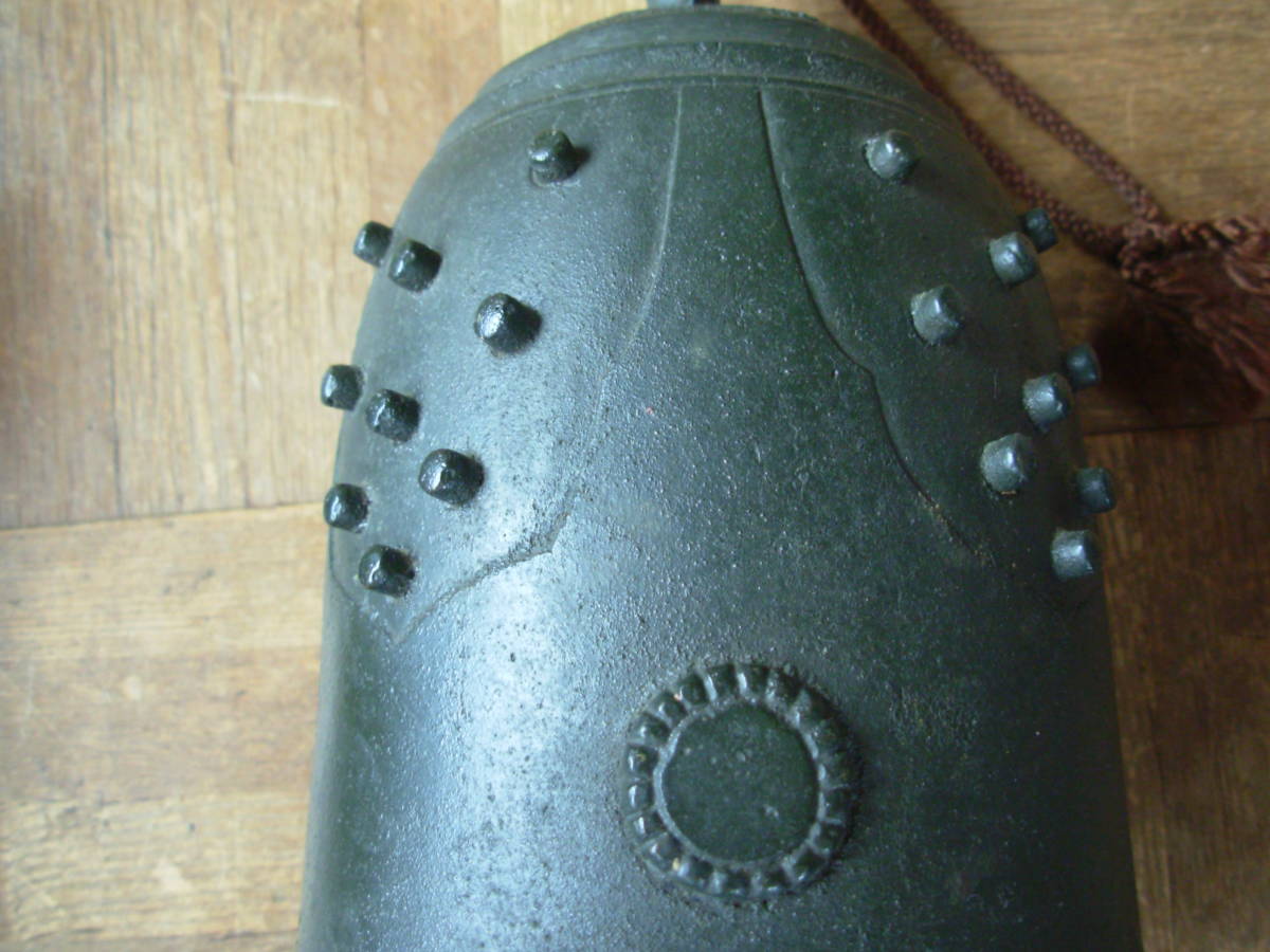 釣鐘☆李朝風☆12×12×20㌢・1,2㌔☆画像で確認ください_2