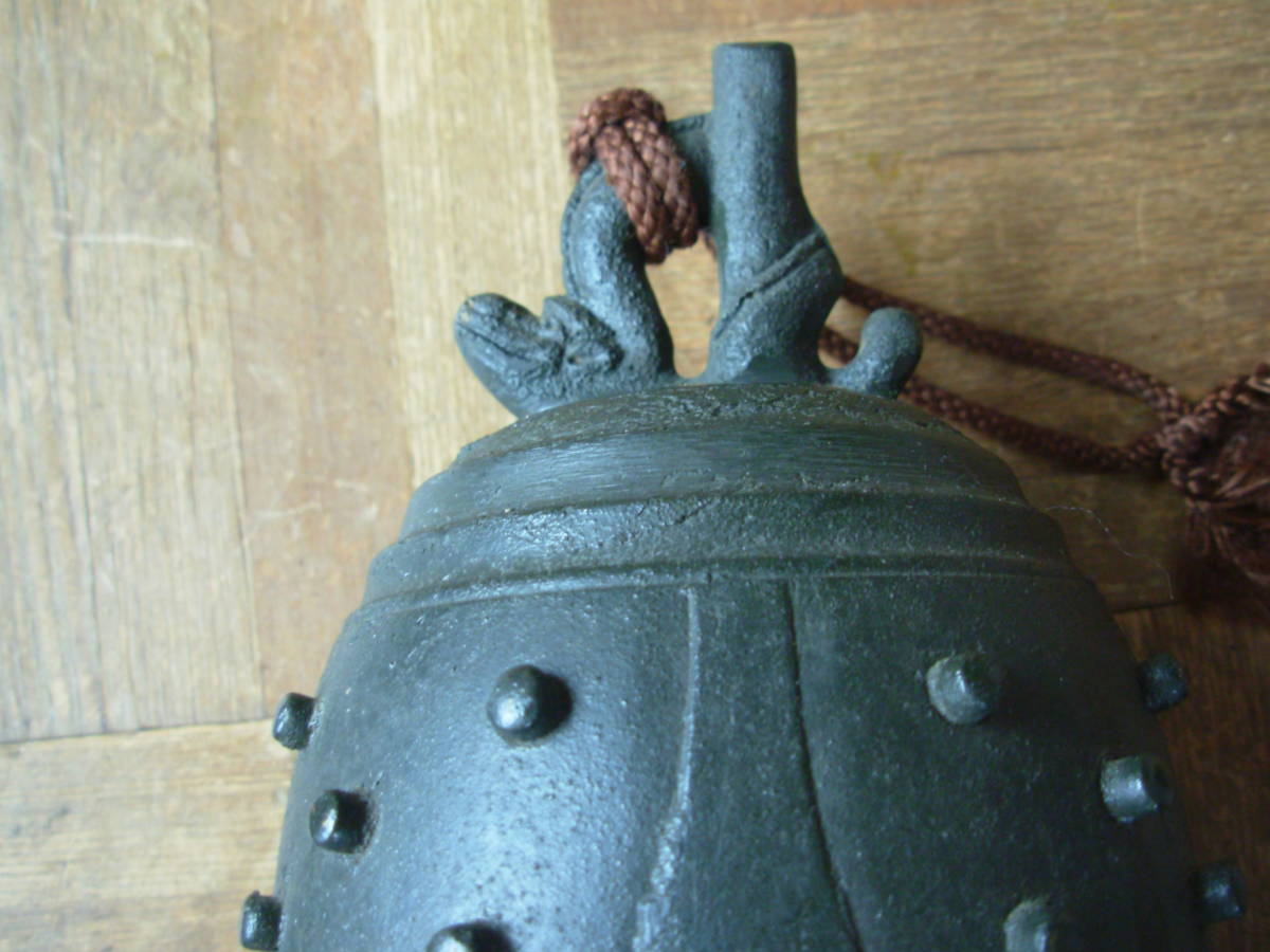 釣鐘☆李朝風☆12×12×20㌢・1,2㌔☆画像で確認ください_4