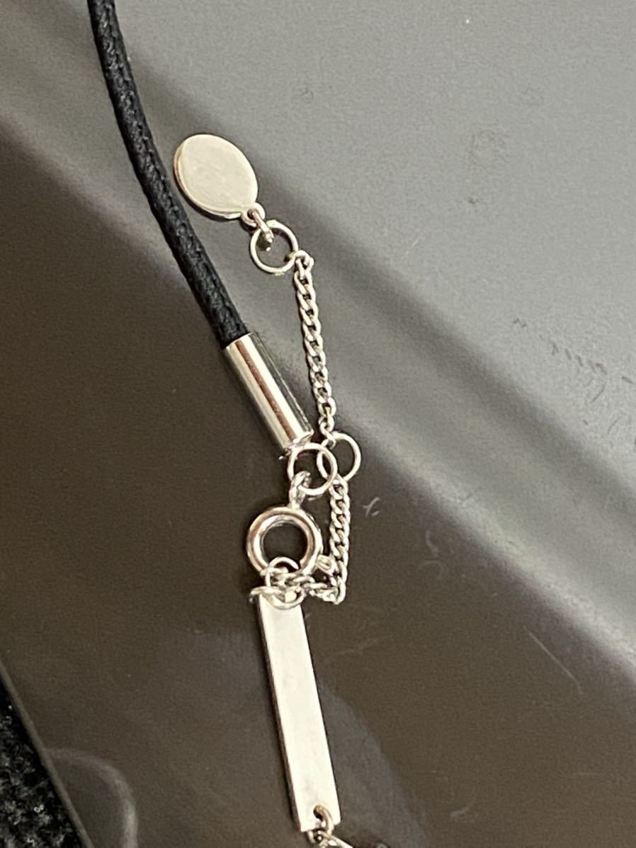 正規品 ディオールオム Dior homme 18ss スカル レザー ネックレス