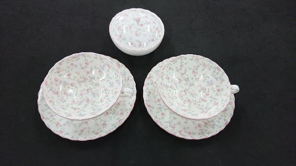 大皿 ☆未使用品☆ Noritake ノリタケ キューティーローズ 蓋つき小物入れ