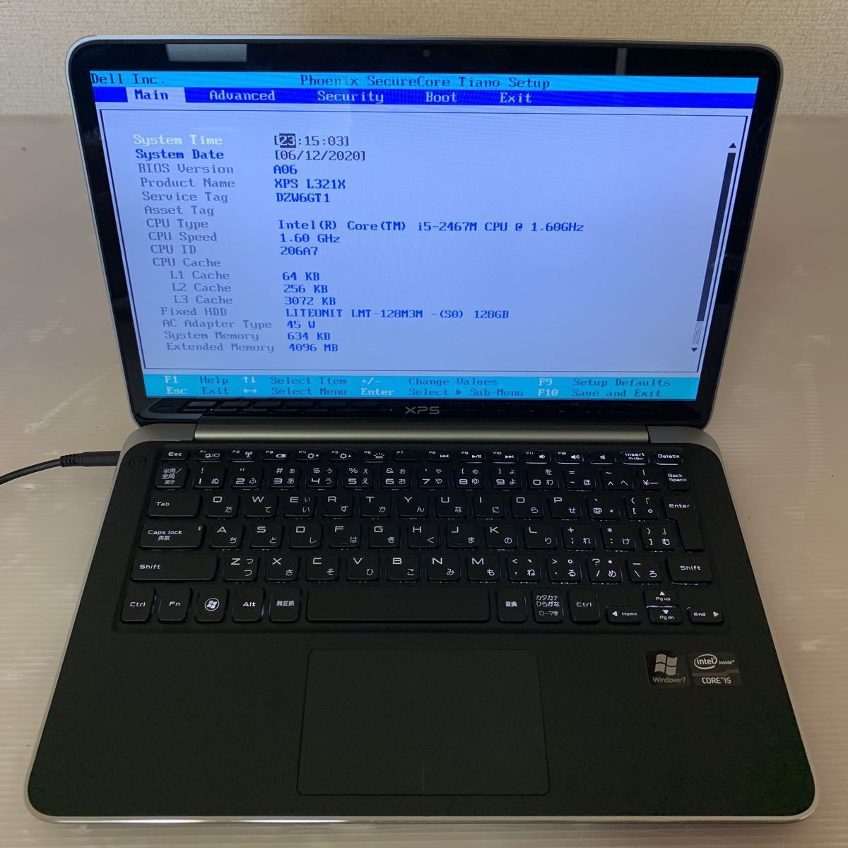 DELL】XPS L321X Core i5-2467M 1.60GHz 現状品 Refurbished: Dell XPS 