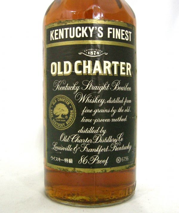 Old Charter 古酒オールド・チャーター8年 CHARTER OLD バーボン特級 0