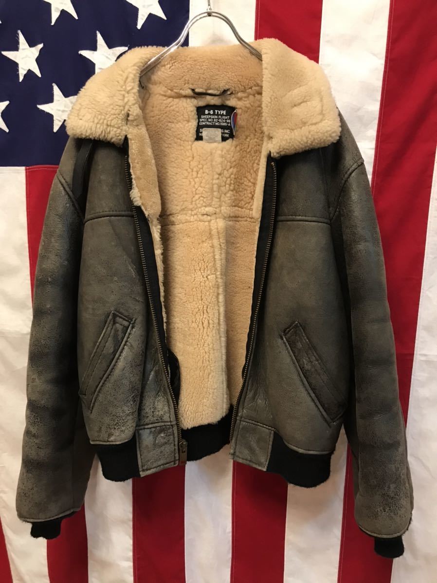 □USA製□Schott□定価16万程□フライトジャケット□B-6□ショット□40 