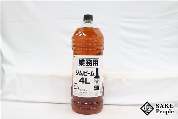 ◇1円～ サントリー ジムビーム 業務用 4000ml 40％ バーボン ジムビーム 業務用 4000ml 価格.com ジム 業務用4本