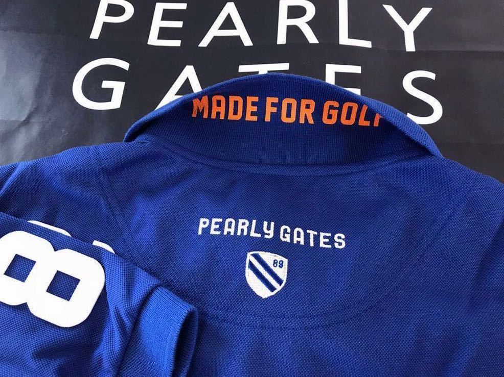 人気SALE，HOT 本物 12423206 PEARLY GATES パーリーゲイツ 6 LL 超 2020年 スペースマスター UV 半袖ポロシャツ 89 襟裏ロゴ ニコちゃん 日本製(パーリーゲイツ)｜売買されたオークション情報、yahooの商品情報をアー シャツ