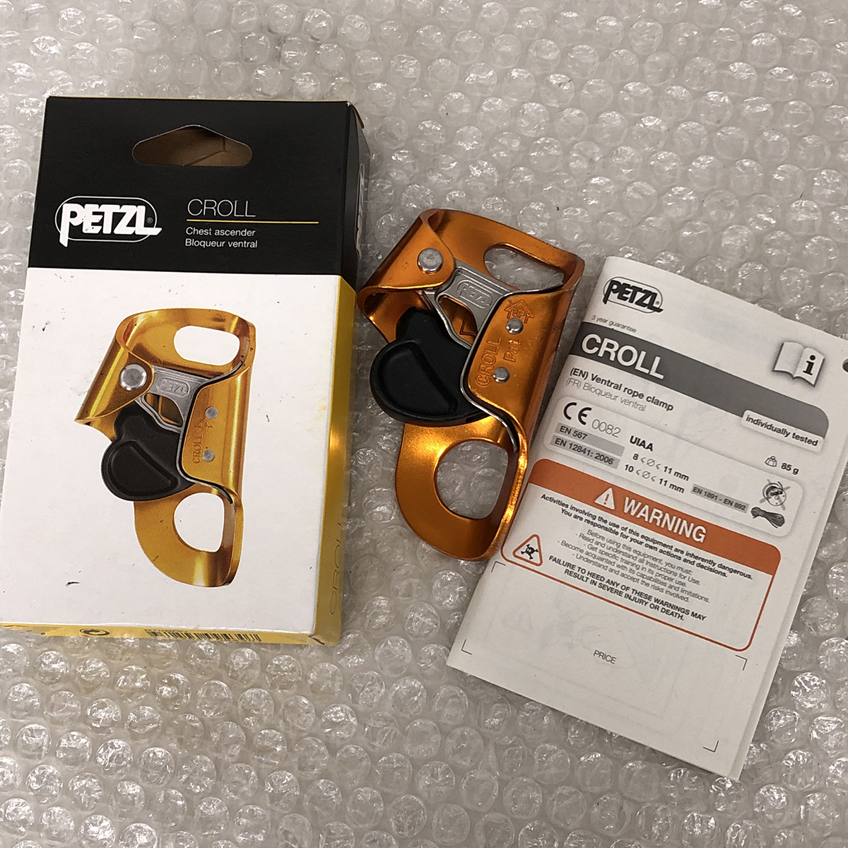 【SALE，人気セール】 667X/PETZL ペツル CROLL クロール チェストアッセンダー クライミング(ロッククライミング)｜売買されたオークション情報、yahooの商品情報をアーカイブ公開 - オークファン ロッククライミング