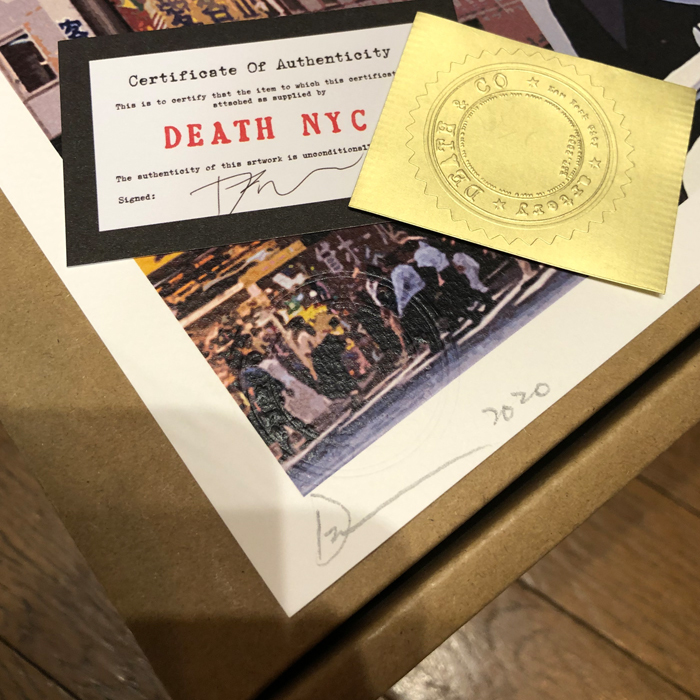 世界限定100枚 2020年 新作正規品 DEATH NYC 奈良美智 NARAYOSHITOMO