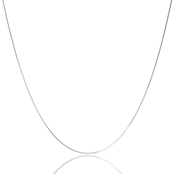 Pt850 プラチナベネチアンチェーン 0.7mm幅 45cm/スライド　 　_1