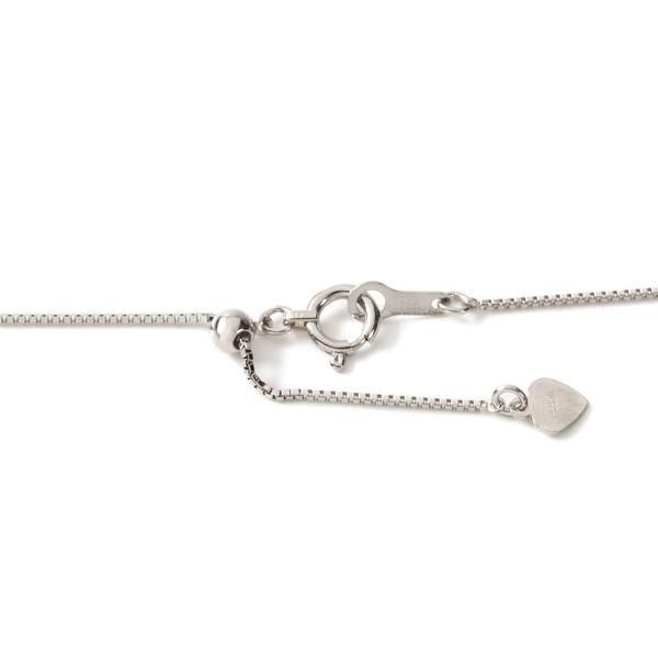 Pt850 プラチナベネチアンチェーン 0.7mm幅 45cm/スライド　 　_2