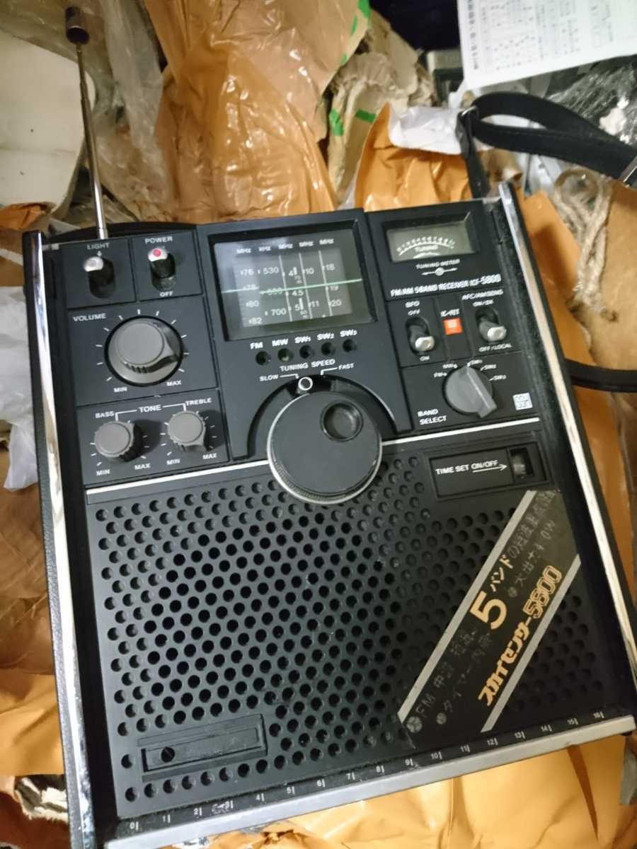 ICF-5800 SONY スカイセンサー ラジオ ソニー 中古ジャンク品
