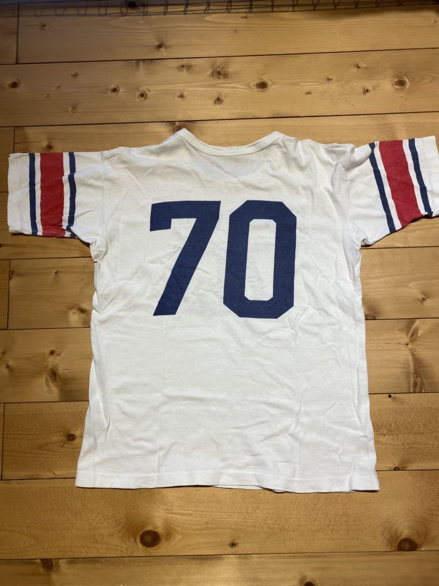 60s フットボールT 襤褸 champion 60s フットボールT 襤褸 champion