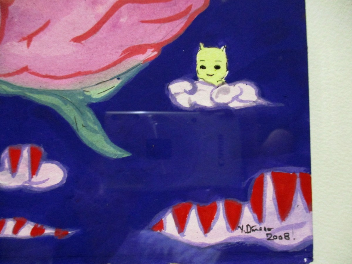 天野喜孝 オーダー原画 吸血鬼ハンターD アールビバン保証書付属 FF