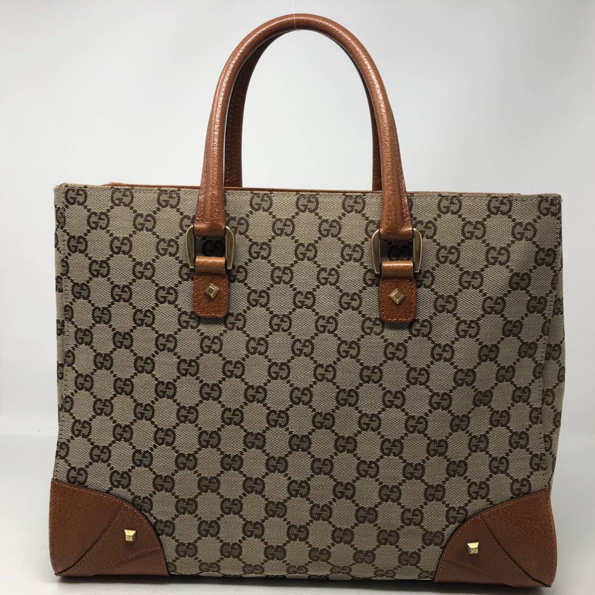 グッチ GUCCI トートバッグ GGキャンバス ハンドバッグ トート 1円 GG 