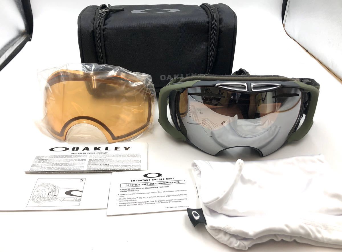  品 OAKLEY オークリー SNOW GOGGLE LIMITED WARRANTY(オークリー)｜売買されたオークション情報、yahooの商品情報をアーカイブ公開 - オークファン ゴーグル