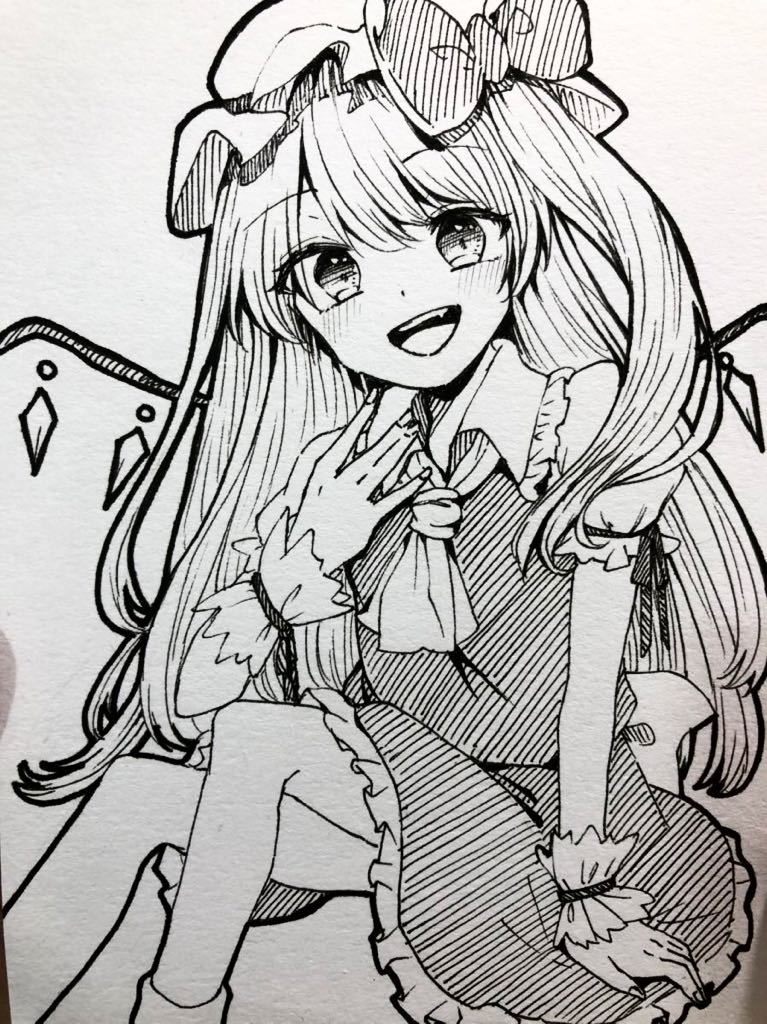 手描きイラスト＊東方/フランドール・スカーレット/ロングヘア