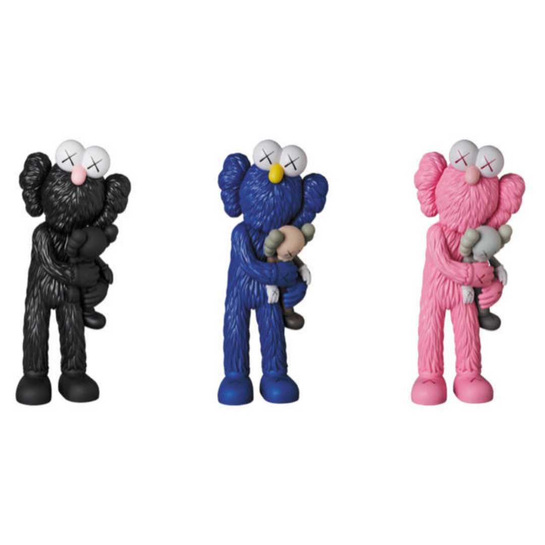 MEDICOM TOY KAWS TAKE pink blue black 3体セット メディコムトイ
