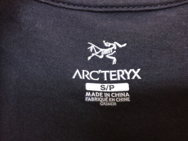 【送料240円】 アークテリクス ARC'TERYX アウトドア 半袖Tシャツ メンズ S 黒