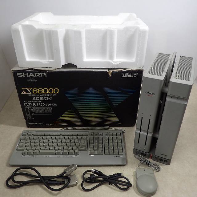 SHARP Yahoo!オークション - X68000 ACE HD X68k 本体 | PC Body Hard