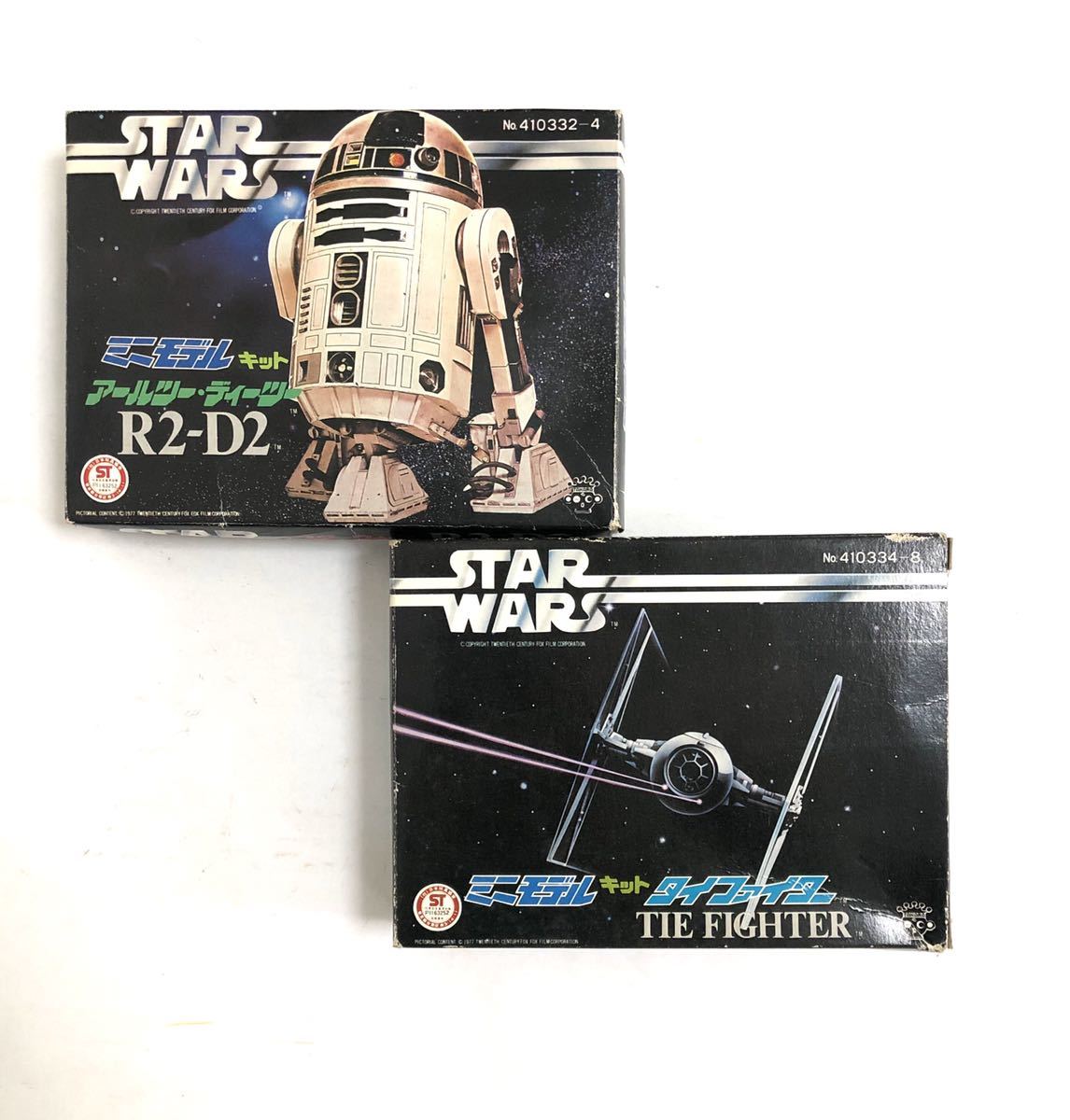 レア タカラ スターウォーズ R2-D2 TIE FIGHTER 未組立 ミニモデル