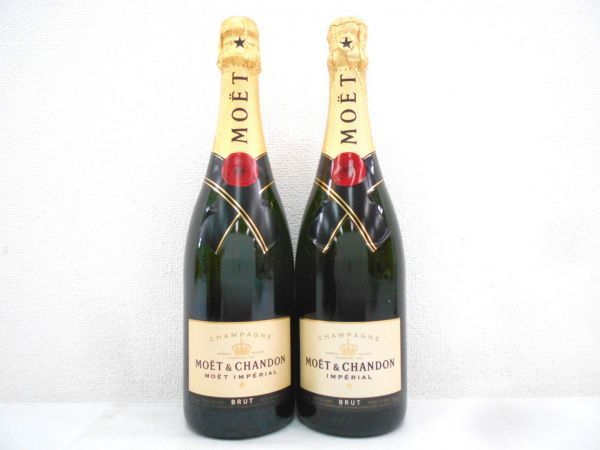 【激安大特価，最新作】 古酒 2本セット MOET＆CHANDON モエ エ シャンドン IMPERIAL アンぺリアル BRUT ブリュット シャンパーニュ 750ml 12% 未開栓 Z31877sN-M(モエ・エ・シャンドン)｜売買されたオークション情報、yahooの商品 スパークリング