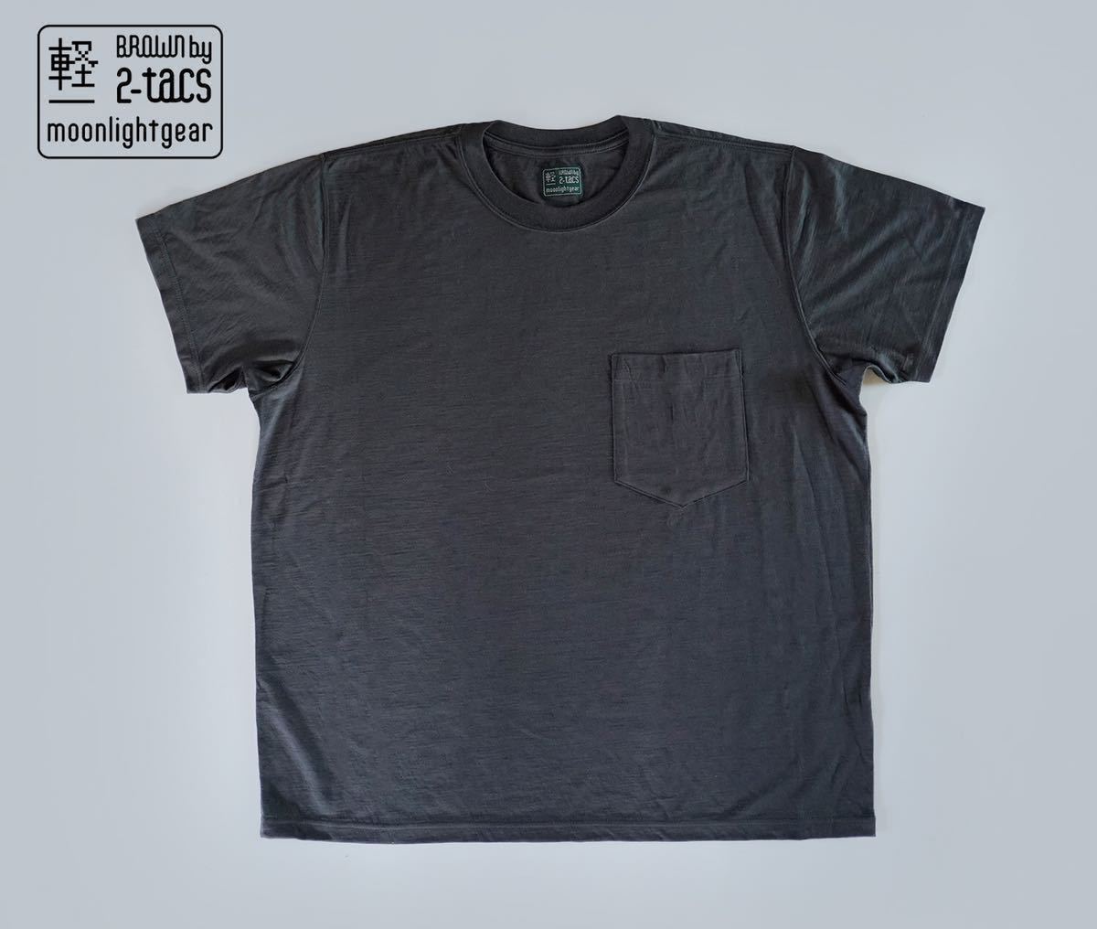 2-tacs Moonlightgear × 軽Edition BAA#1 by Pocket Tee BROWN LongSleeve BAA &frasl; Tank brown #1 Crew