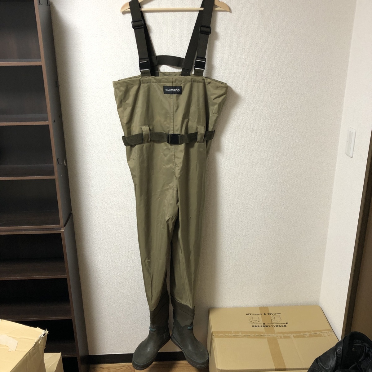  SHIMANO シマノ WA-034G マックスデュラウェーダーXT 中丸チェストハイ Sサイズ カーキ フィッシングウェア つなぎ 釣り(ウェーダー)｜売買されたオークション情報、yahooの商品情報をアーカイブ ウェーダー