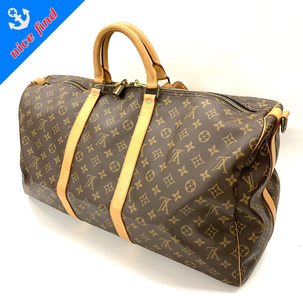 最新作，爆買い ルイ ヴィトン LOUIS VUITTON モノグラム キーポル バンドリエール55 M41414 ボストンバッグ 旅行 トラベル 出張 かばん(ボストンバッグ)｜売買されたオークション情報、yahooの商品情報をアーカイ かばん、バッグ