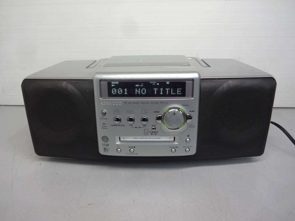 392) KENWOOD ケンウッド MDX-L1 CD/MDラジカセ
