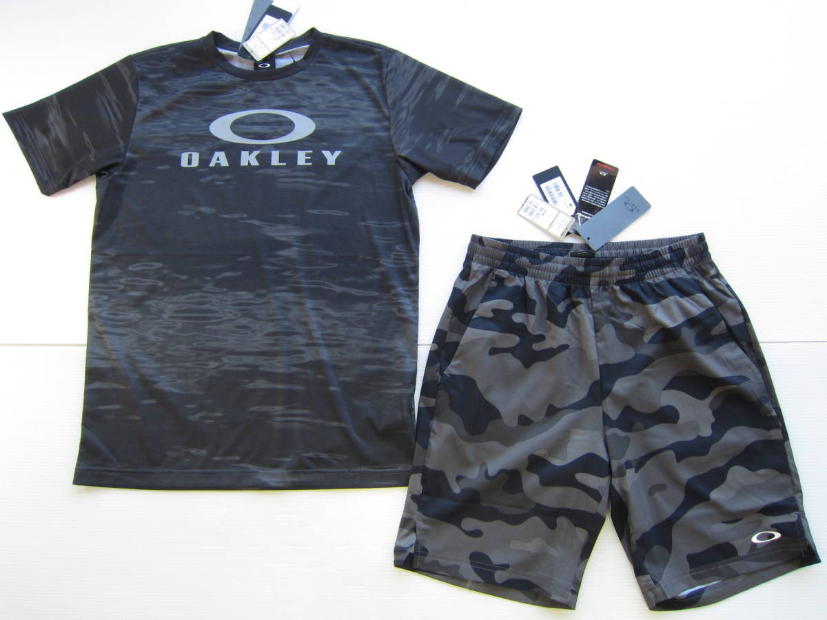  オークリーOAKLEY 半袖シャツ & ショート パンツ L 黒&迷彩色 UPF50+ 吸汗速乾Tシャツ ウェア 検/ ロング ジャージ M ナイロン(その他)｜売買されたオークション情報、yahooの商品情報をアー ナイロン