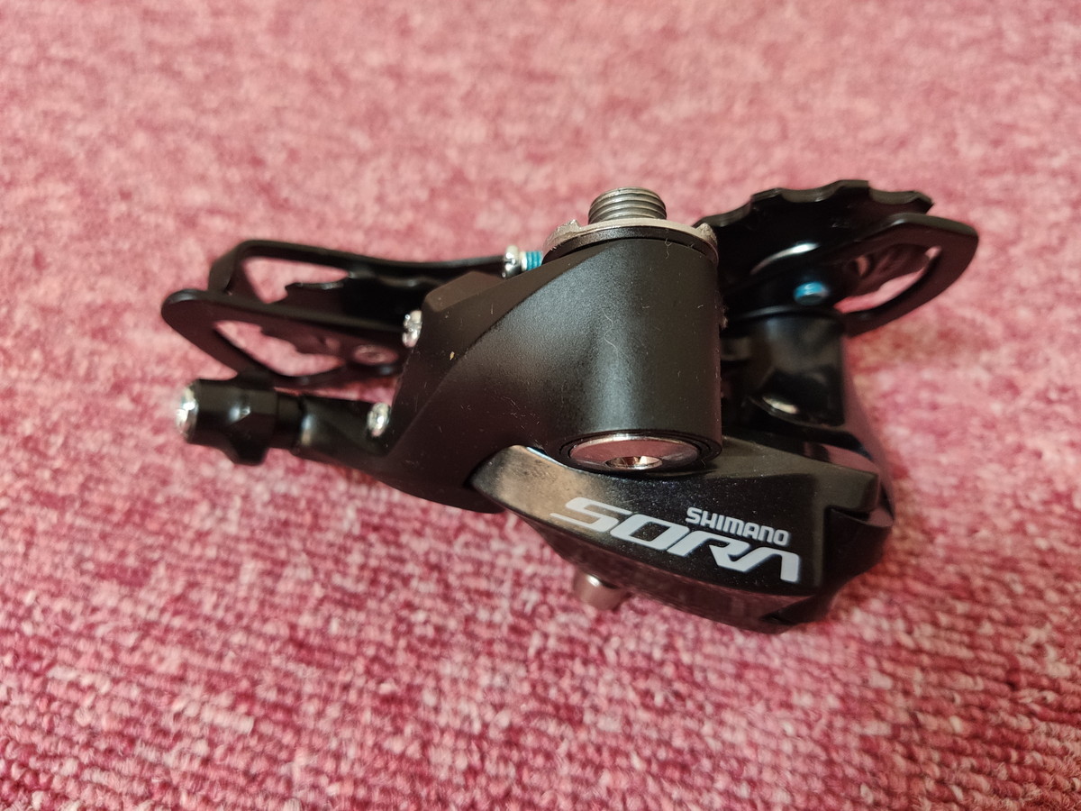 新車外し品】SHIMANO SORA R3000 STIレバー＋フロント・リア
