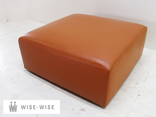  EM511MF/モデルルーム展示品/WISE WISE/ワイスワイス/総革/オットマン/スツール/キャメル/茶/高級(オットマン)｜売買されたオークション情報、yahooの商品情報をアーカイブ公開 - オークファン オットマン