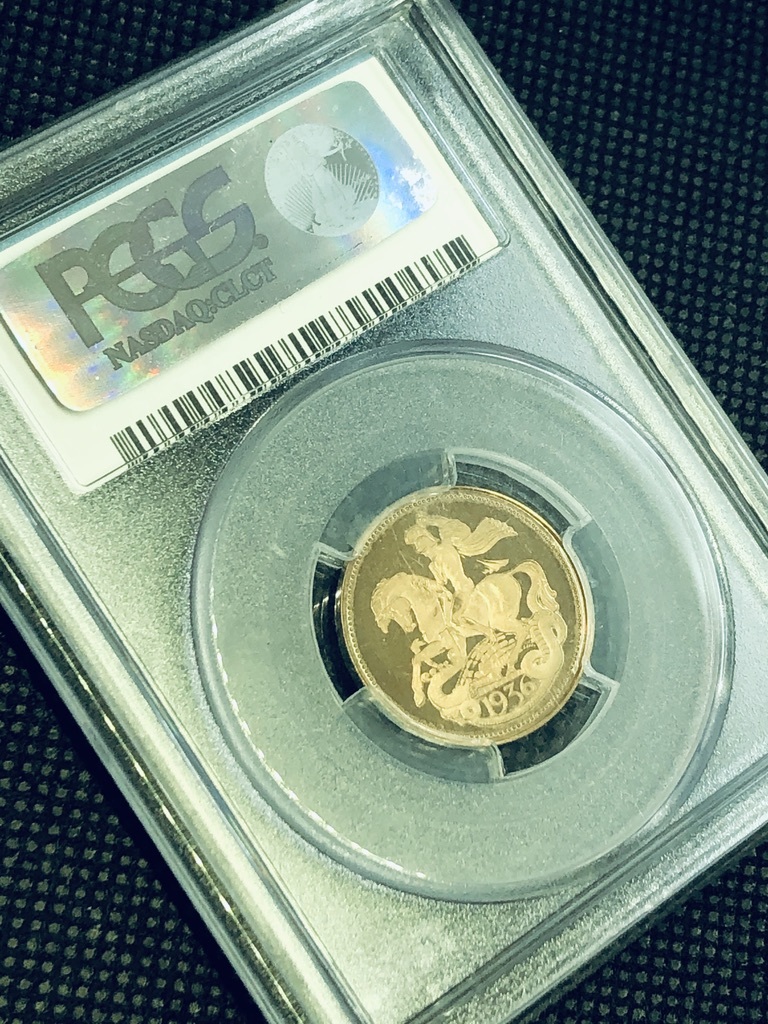 世界 5枚 発行枚数260枚 1936年 イギリス エドワード8世 Fantasy ソブリン 金貨 Pcgs Pr65 Deep Cameo ヨーロッパ 売買されたオークション情報 Yahooの商品情報をアーカイブ公開 オークファン Aucfan Com