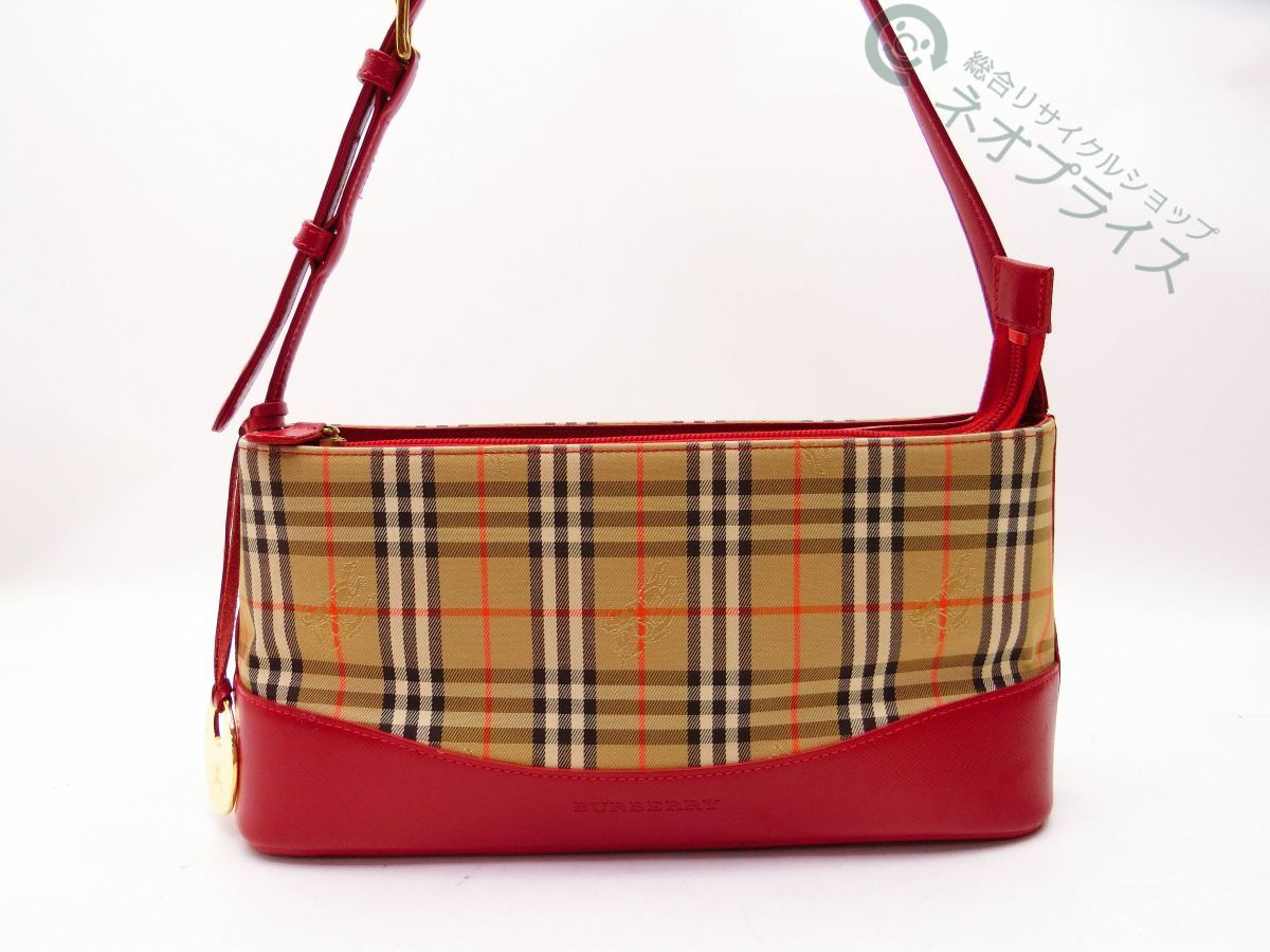 バーバリー BURBERRY オールド 内側ノバチェック ショルダー 