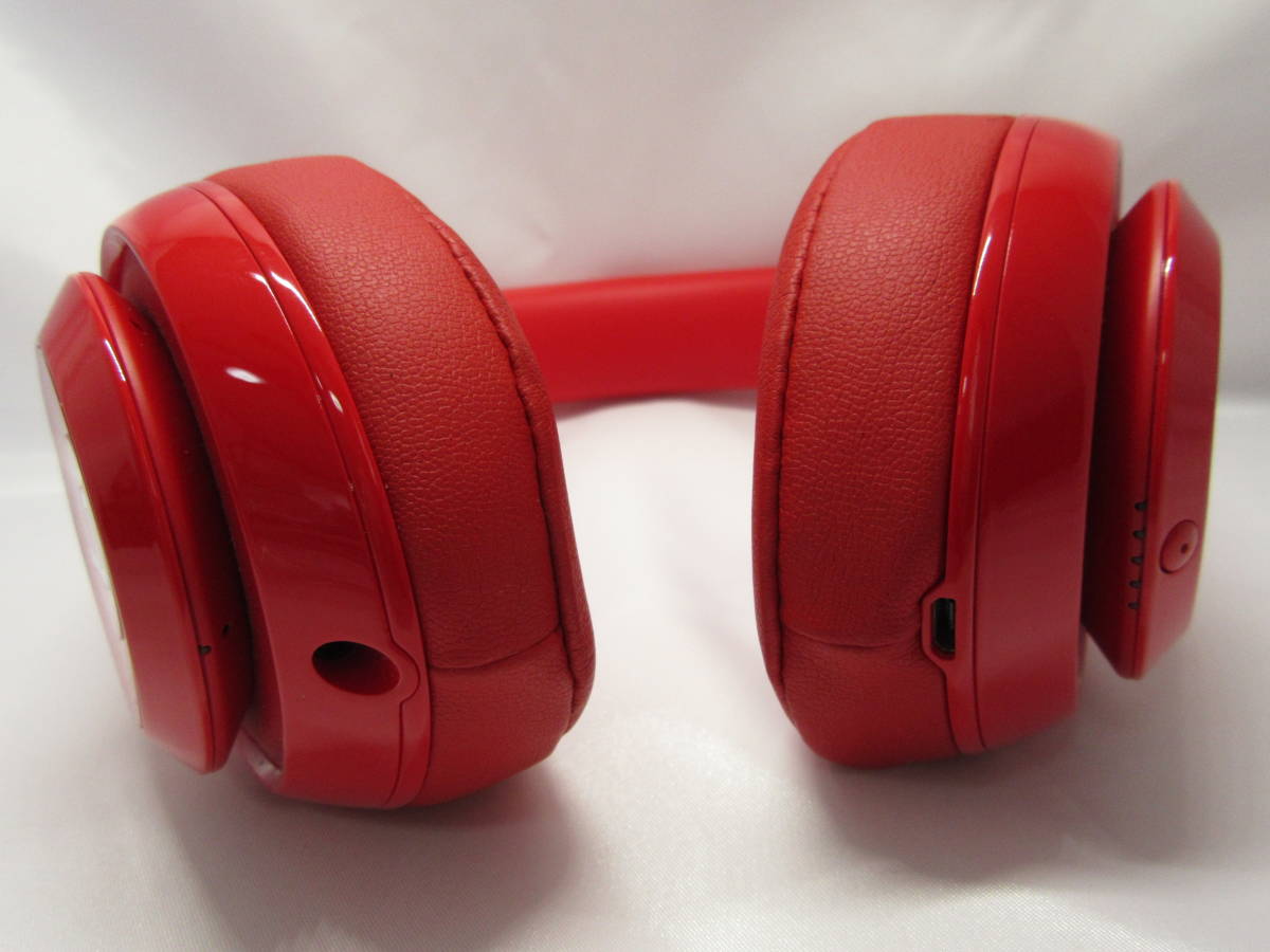 Beats（ビーツ）ワイヤレスヘッドホン レッド 中古品 空2－274A ビーツ