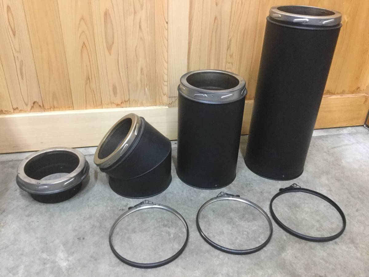 煙突　中古 薪ストーブの断熱二重煙突 中古ですが使用少ないです、6インチ Φ150mm