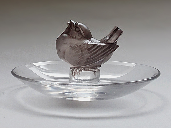 ルネ ラリック R.LALIQUE リングトレイ 彫像 Pinson アンティーク 1930
