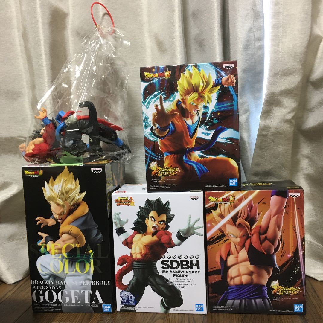 人気，低価 ５点 ドラゴンボールフィギュア ドラゴンボール超 超サイヤ人 ゴジータ 孫悟空 孫悟飯 ベジータ DRAGONBALL LEGENDS ヒーローズ(その他)｜売買されたオークション情報、yahooの商品情報をアーカイ その他