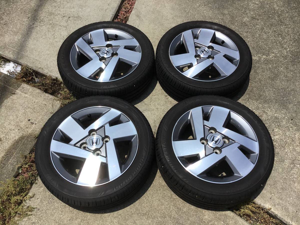 14インチ +45 純正 4.5J 4H アルミホイール 4本 4穴 HONDA ホンダ